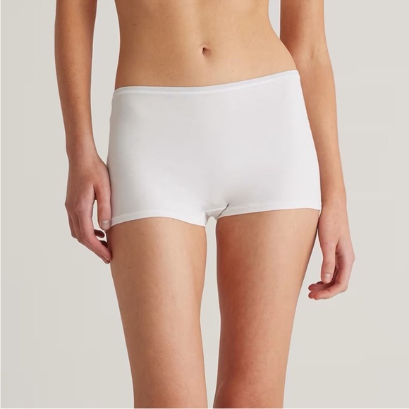 Quince Other - NIB Quince Women's Organic Cotton Boyshort Underwear L 6-Pack White